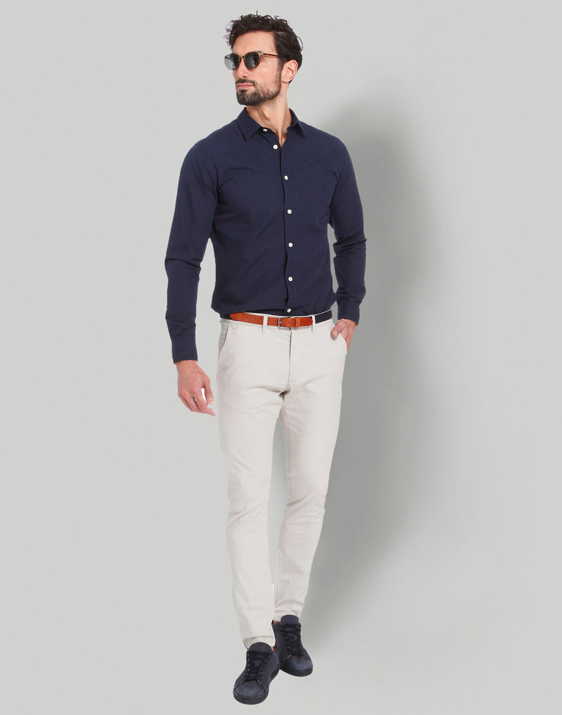 Blue Full Sleeves Shirt