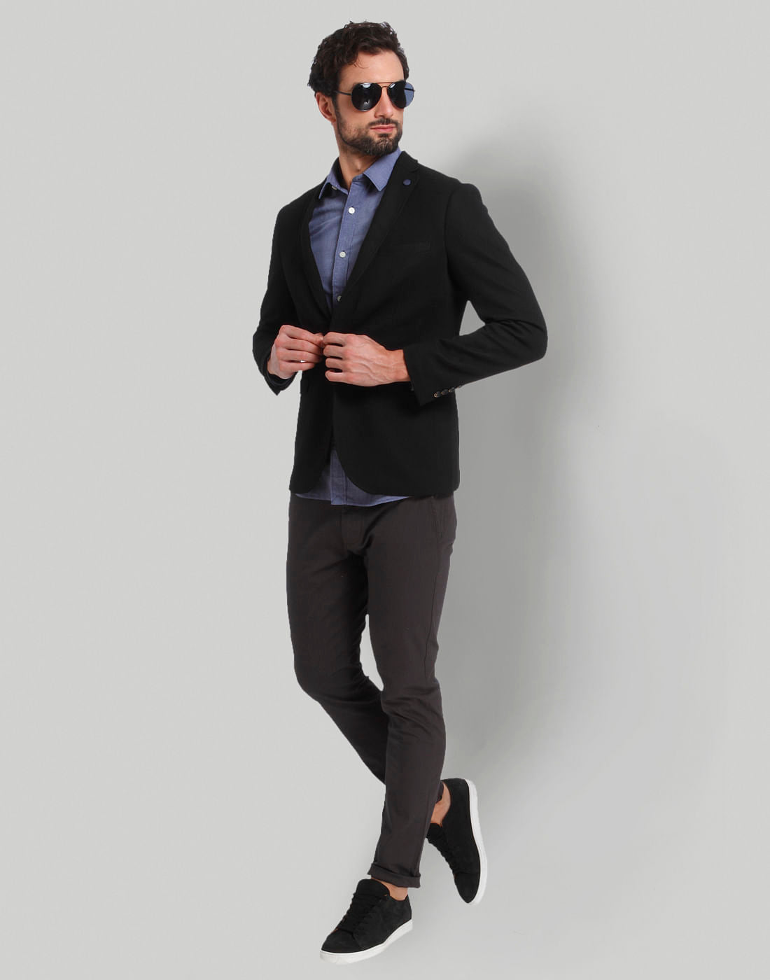 Blue Full Sleeves Shirt