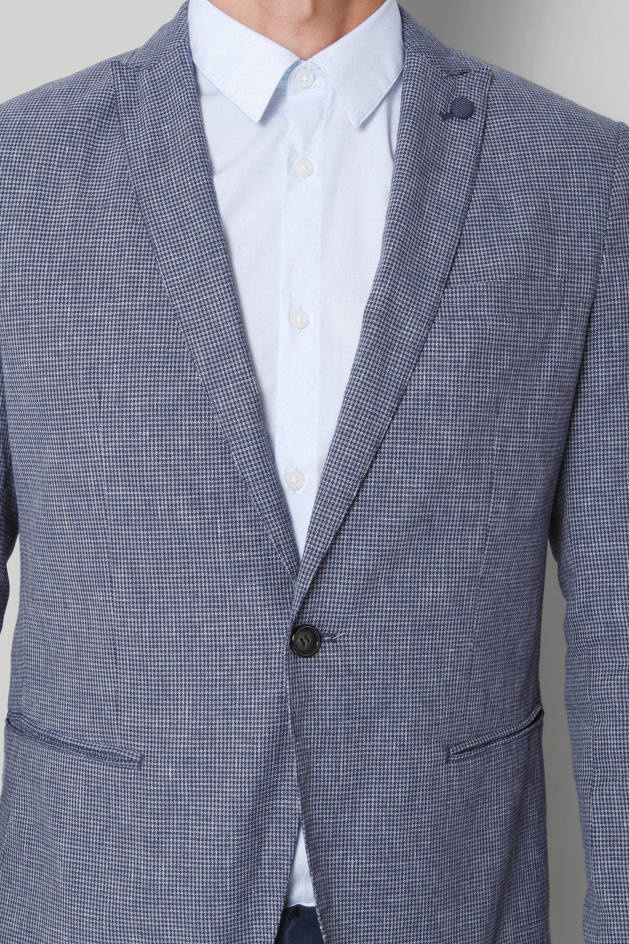 Blue Check Blazer