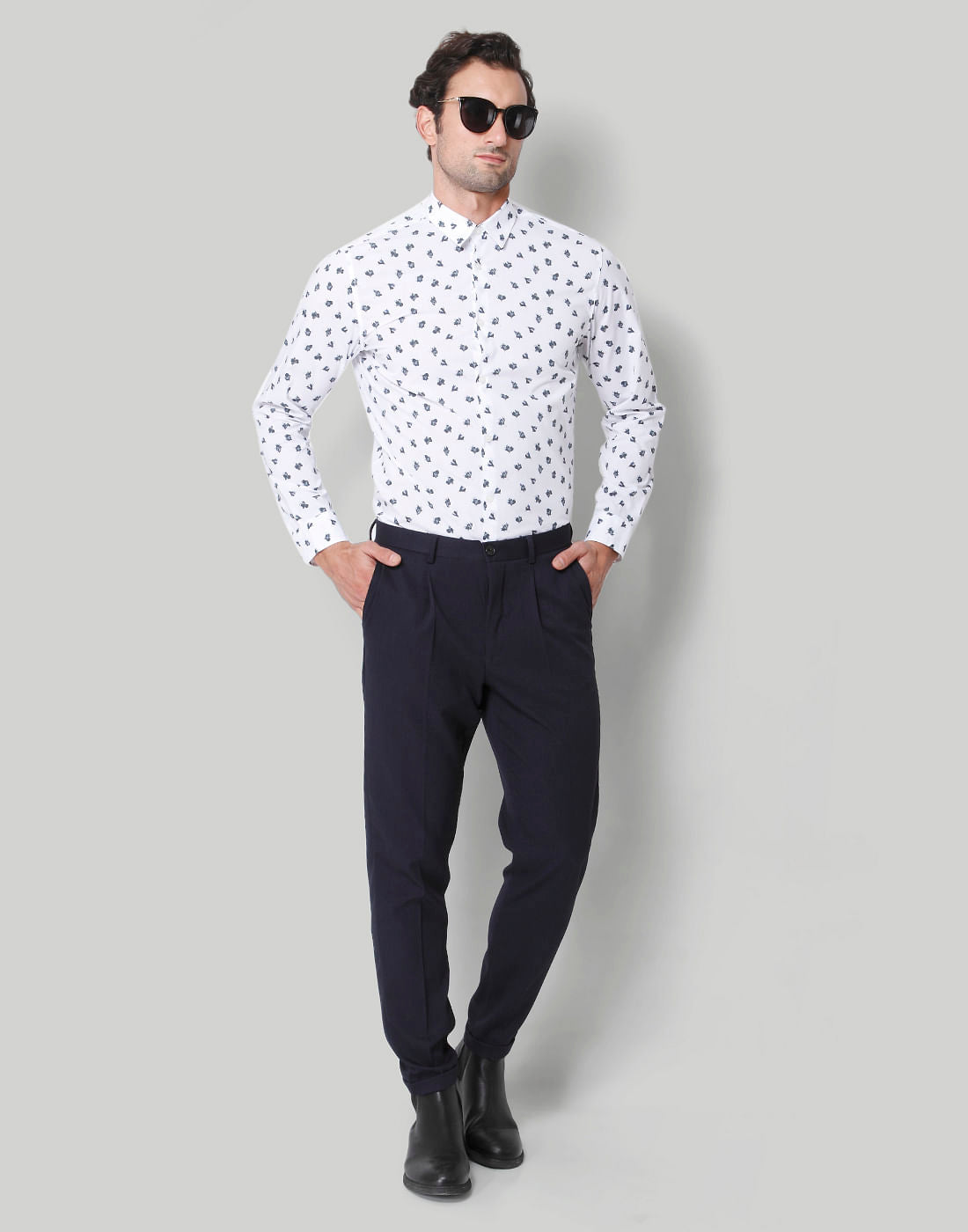 Blue Formal Trousers