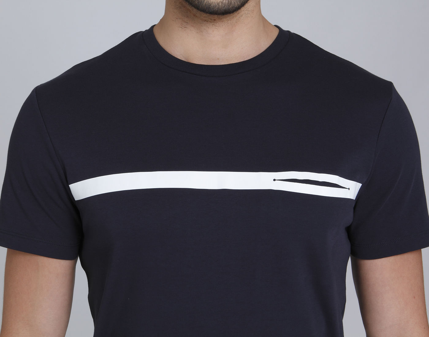 Navy Blue Crew Neck T-Shirt