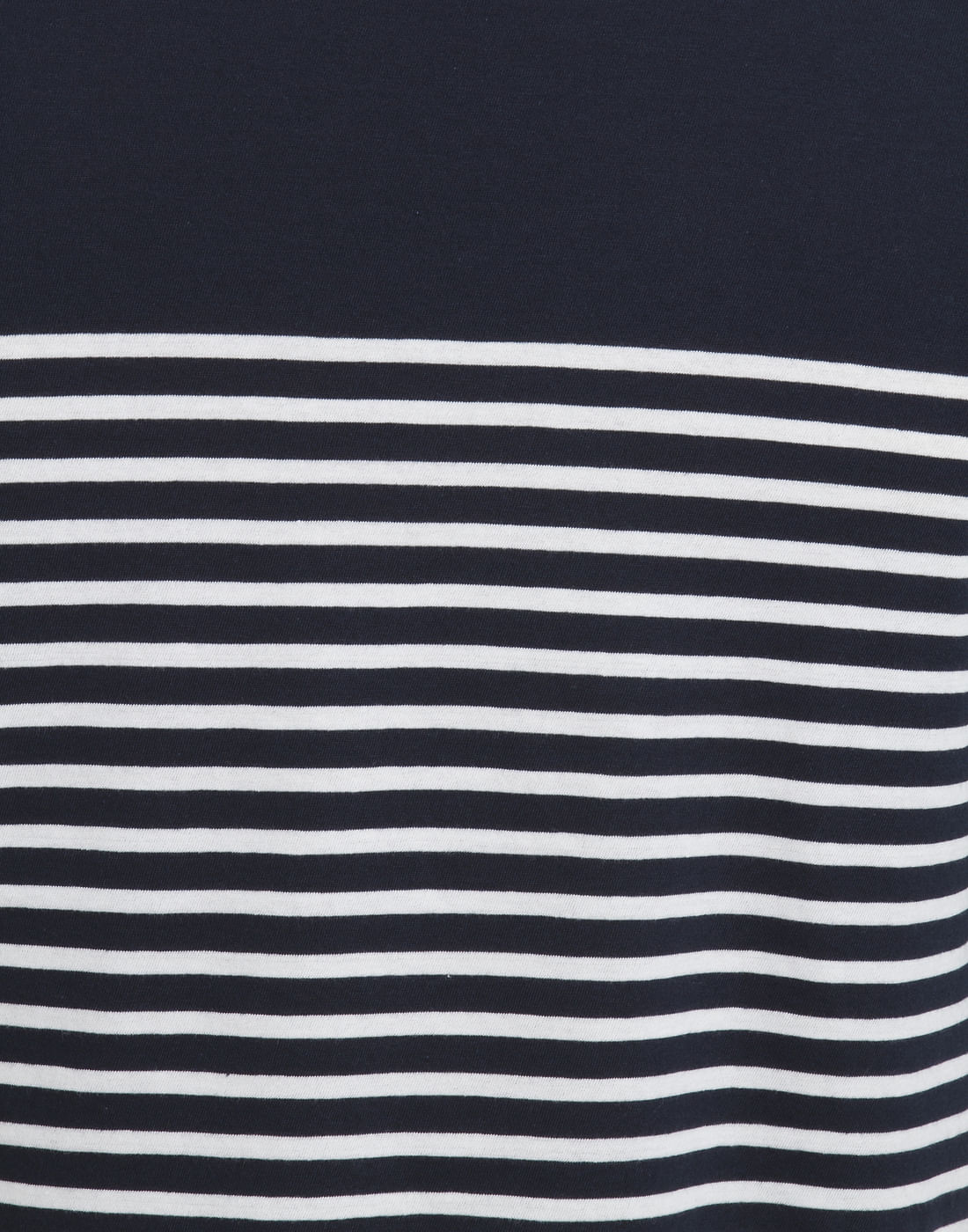 Blue Striped Crew Neck T-Shirt