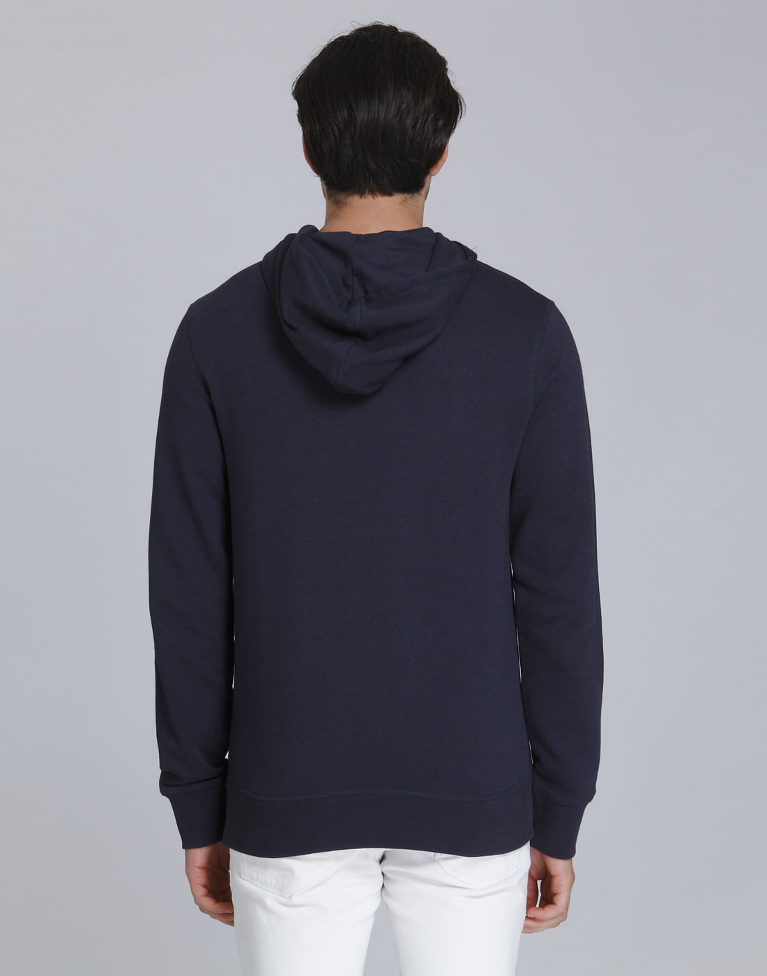 Blue Hooded Sweatshirt