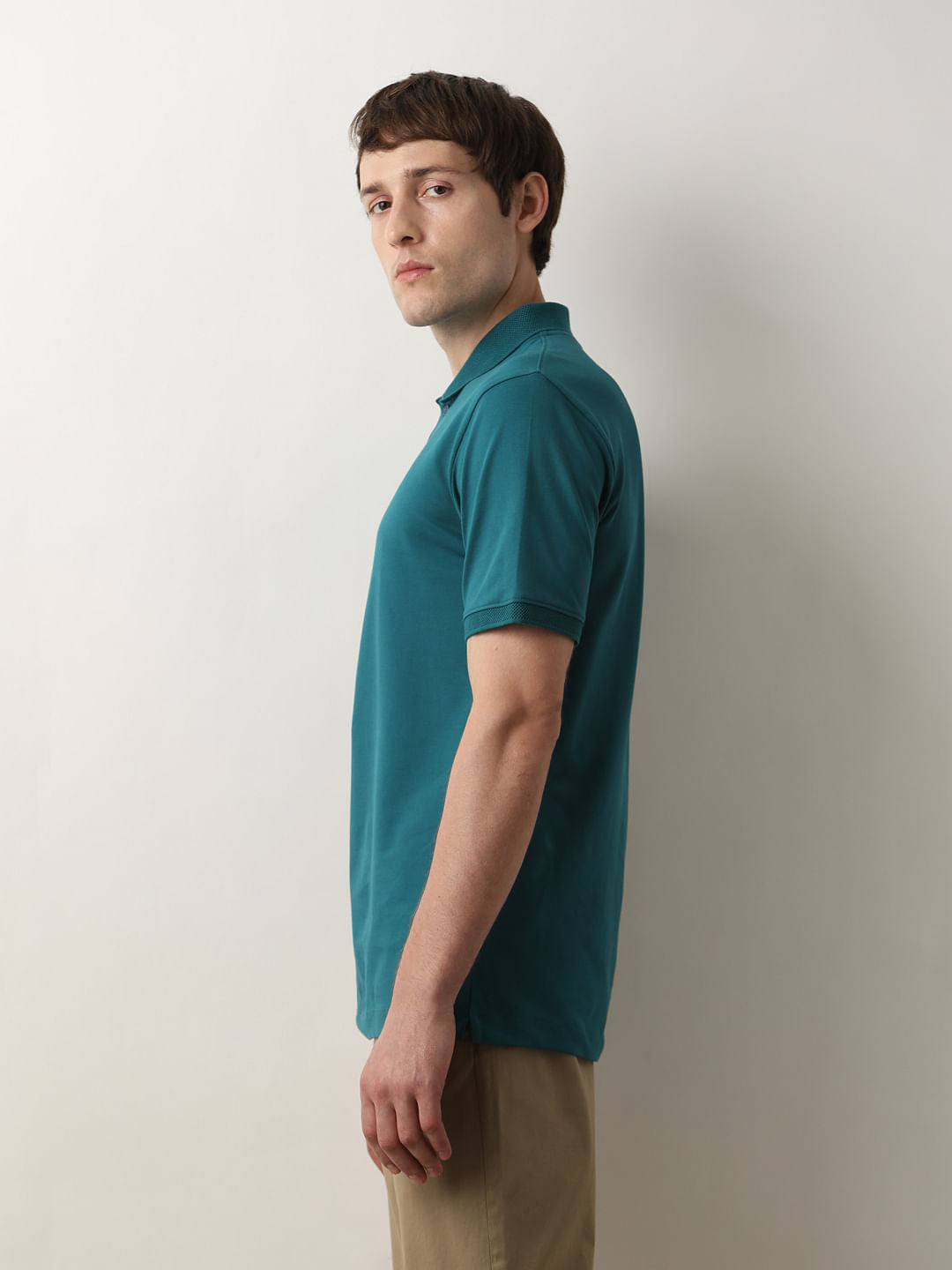Deep Teal Slim Polo T-Shirt