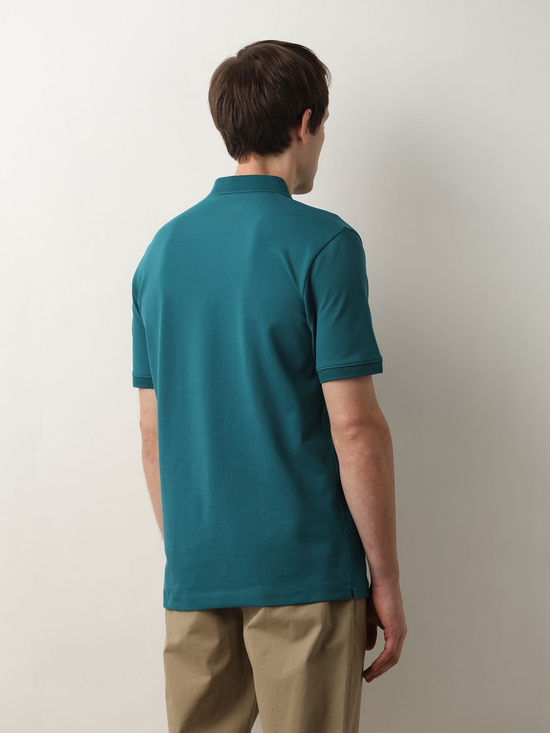 Deep Teal Slim Polo T-Shirt