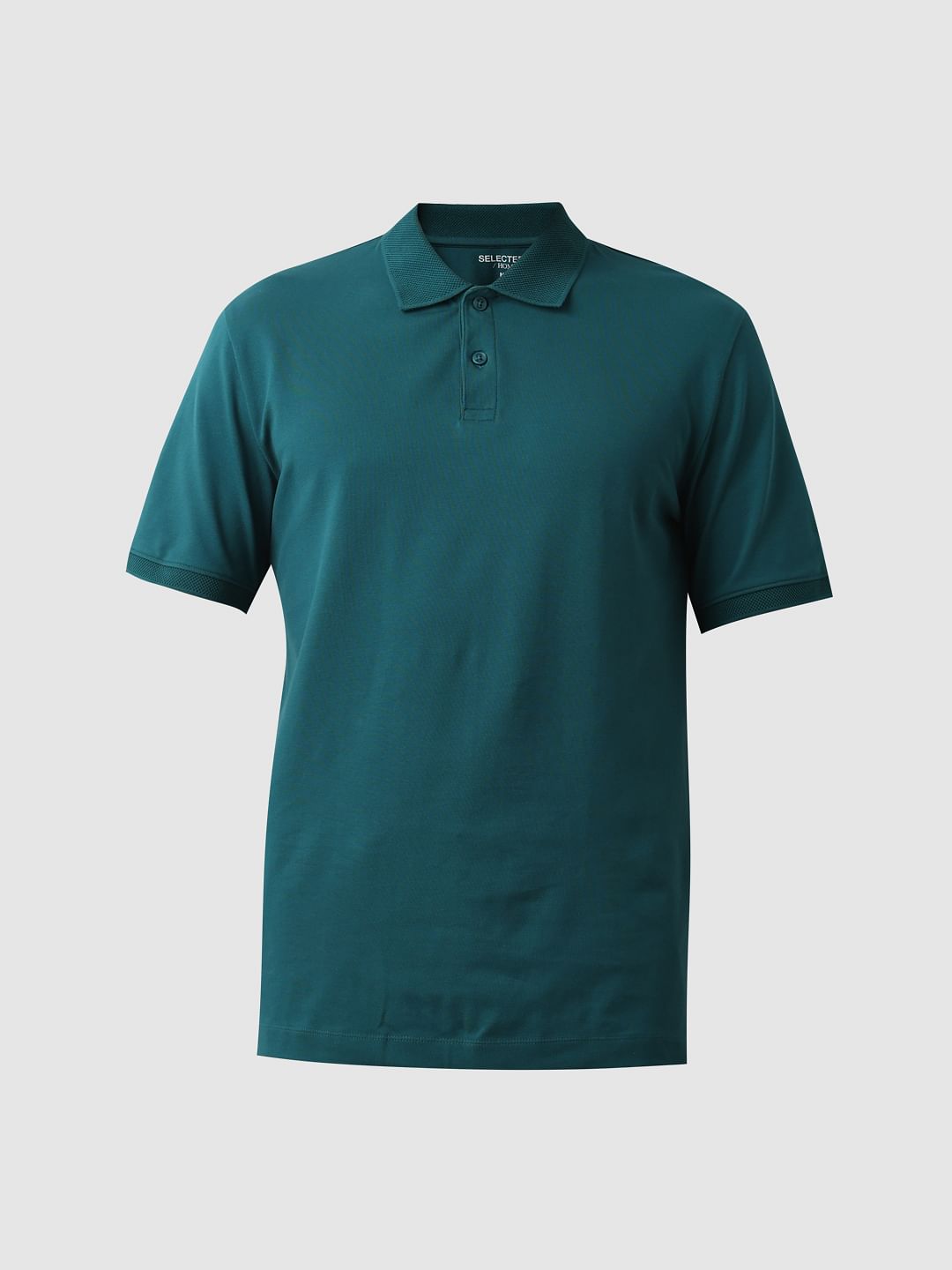Deep Teal Slim Polo T-Shirt