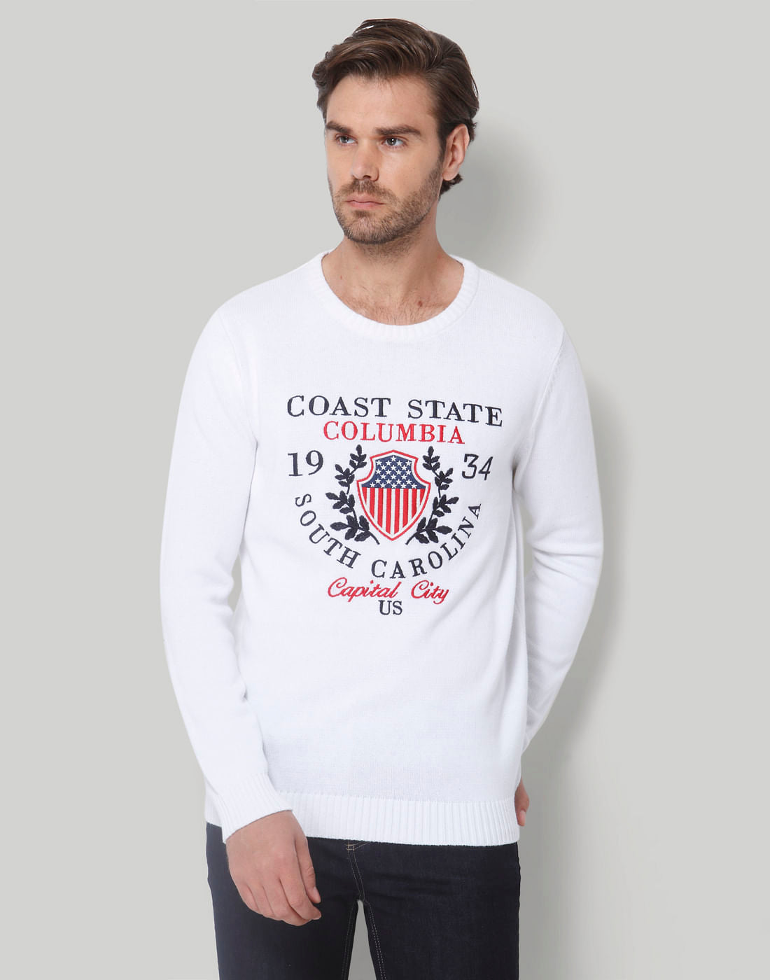 White Pullover