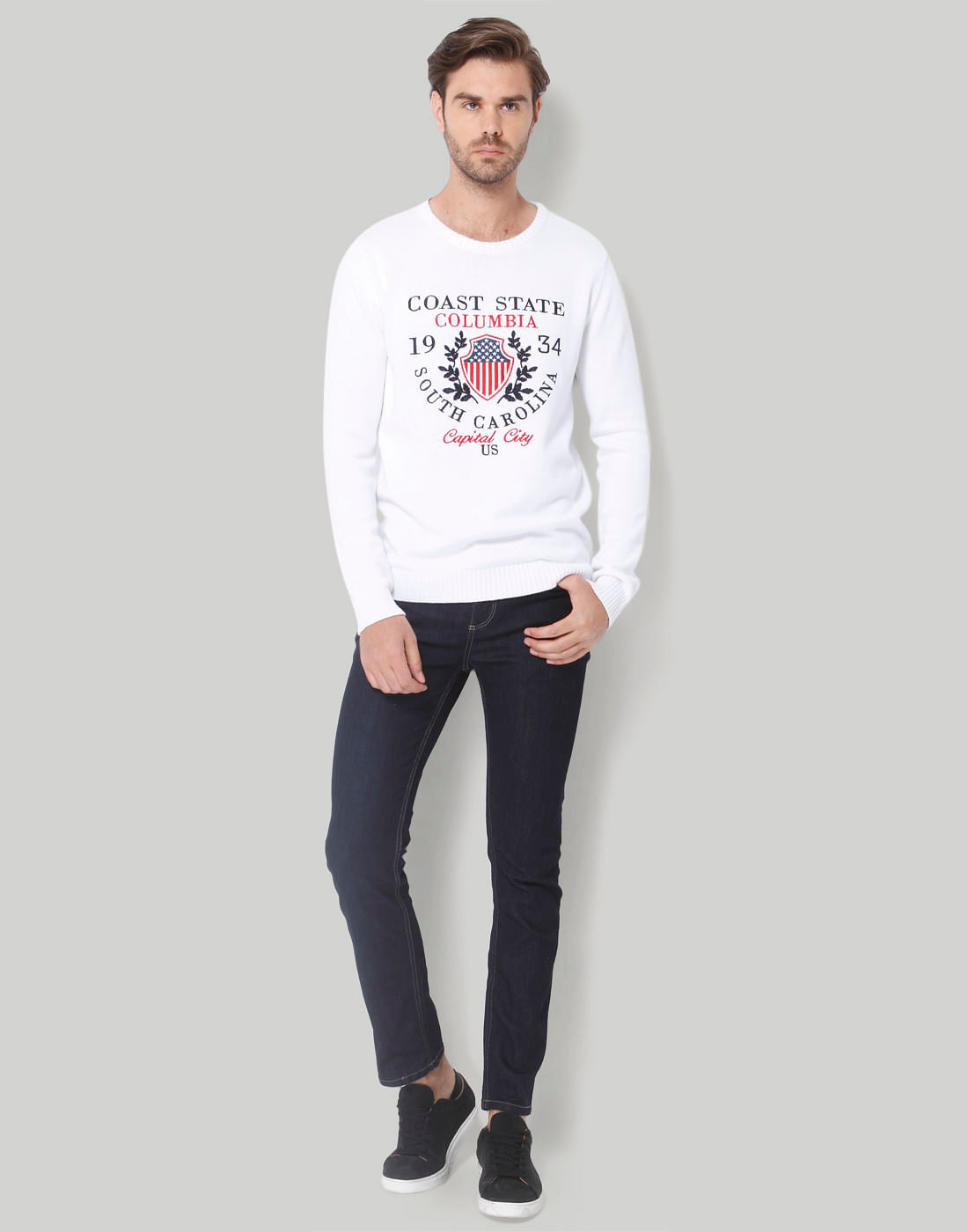 White Pullover