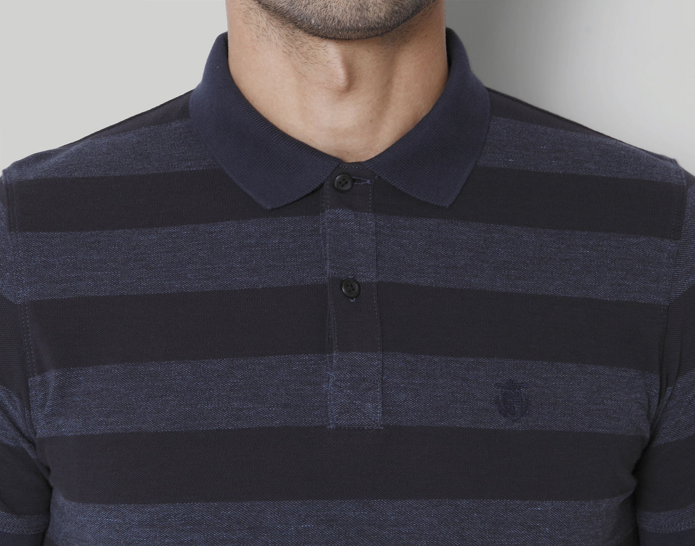 Black Polo Neck T-Shirt