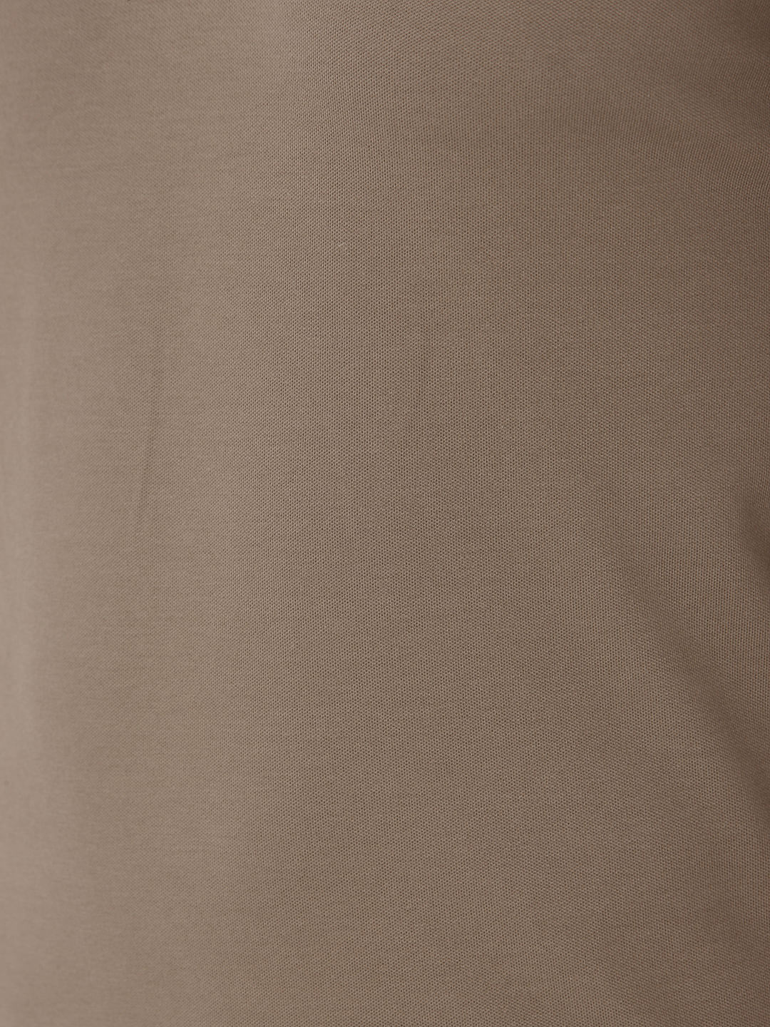 Brown Contrast Tipping Polo T-Shirt