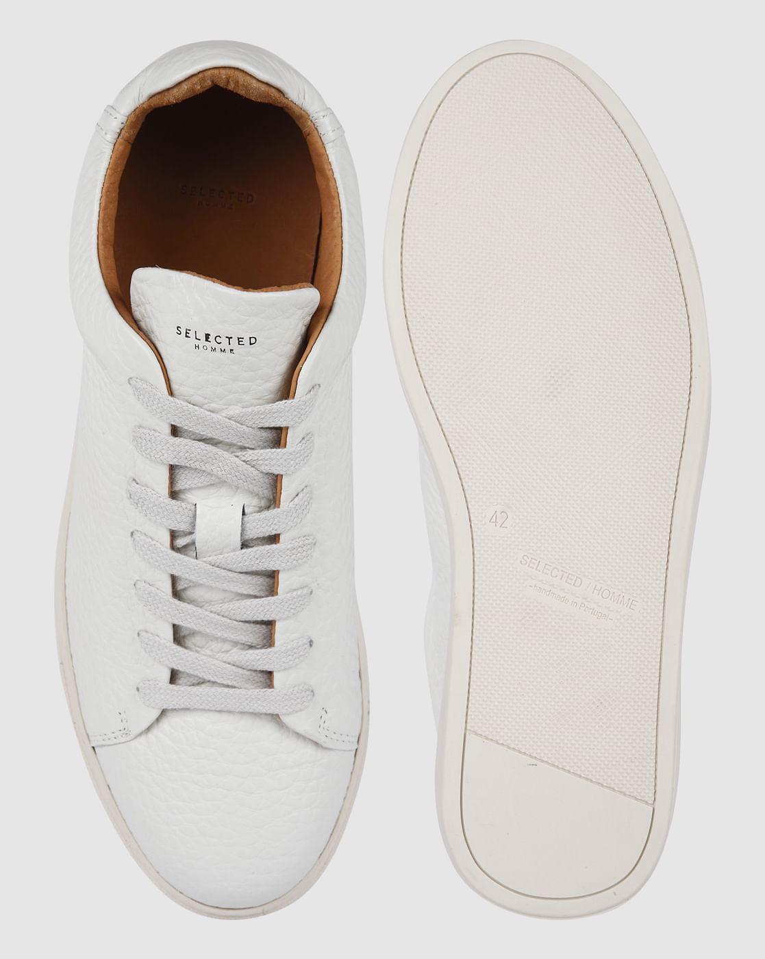 White Leather Sneakers