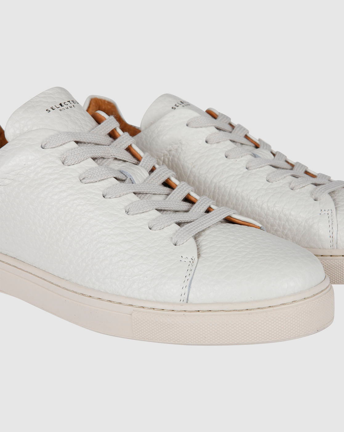 White Leather Sneakers