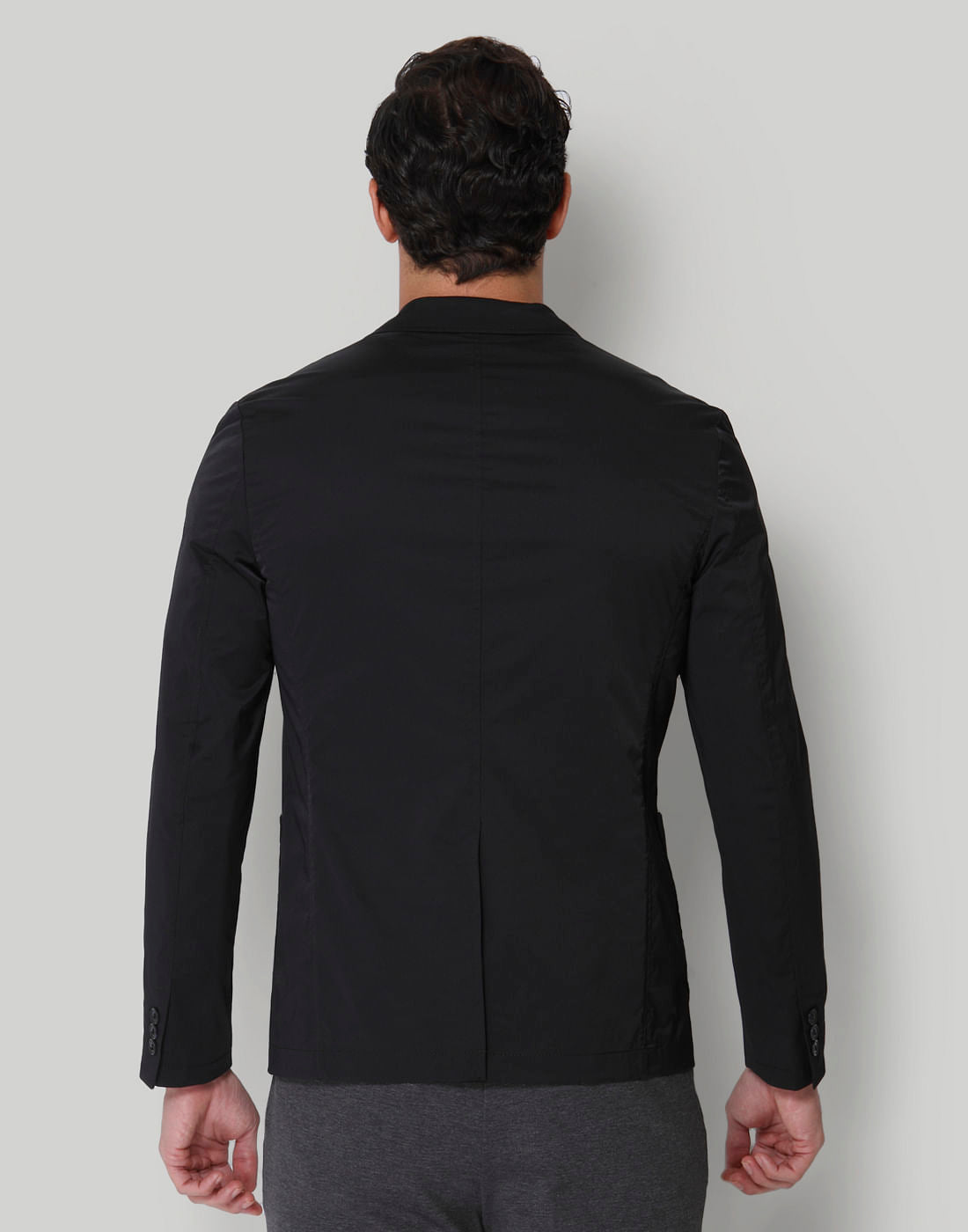 Black Regular Fit Blazer