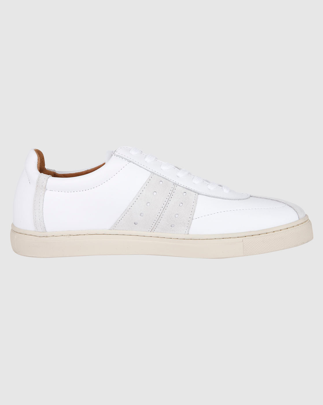 White Leather Sneakers