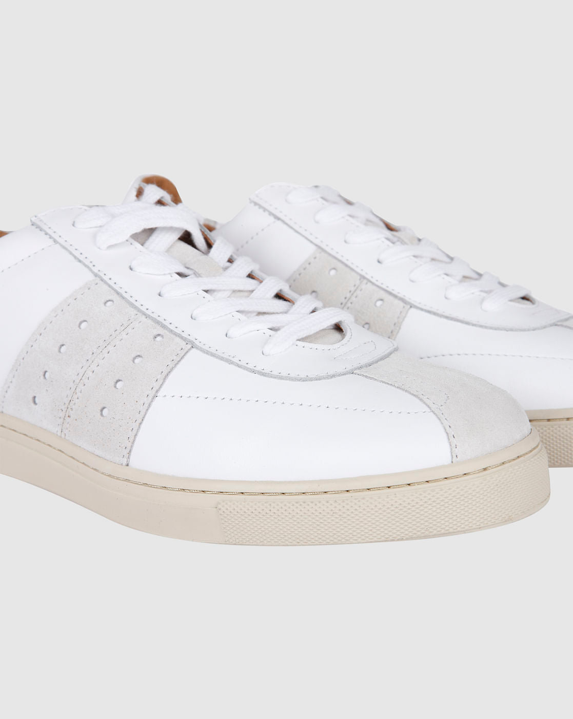 White Leather Sneakers