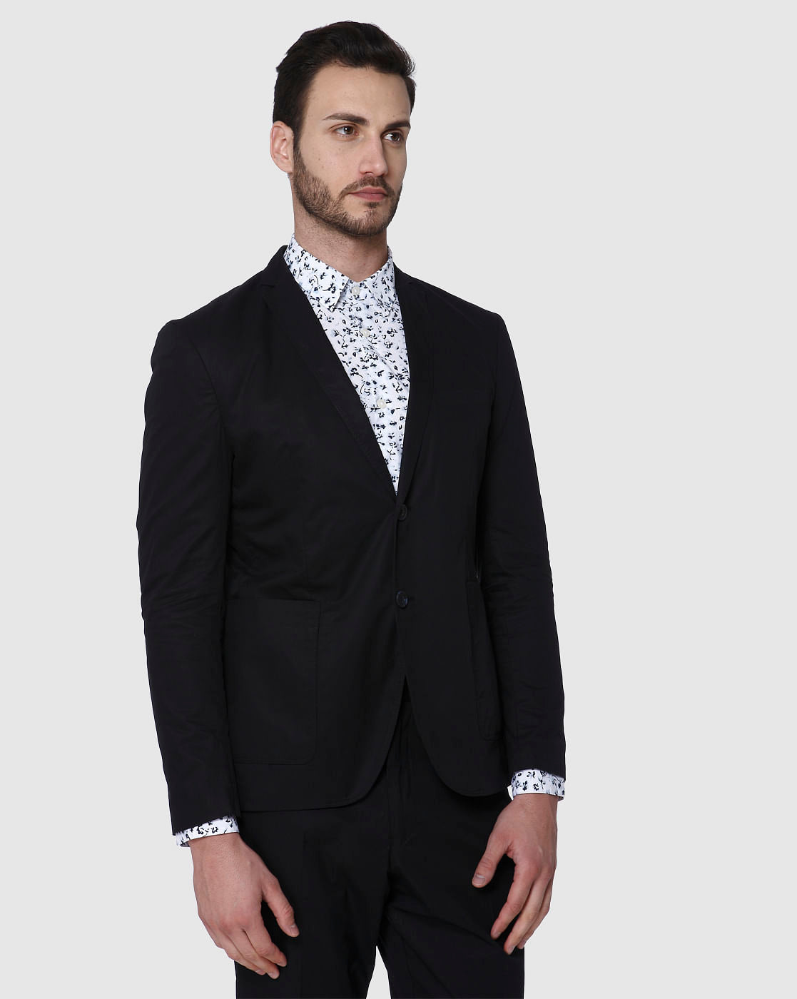 Black Slim Fit Blazer
