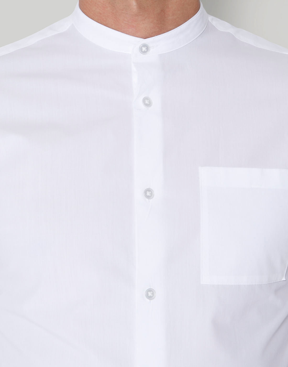 White Full Sleeves Shirt