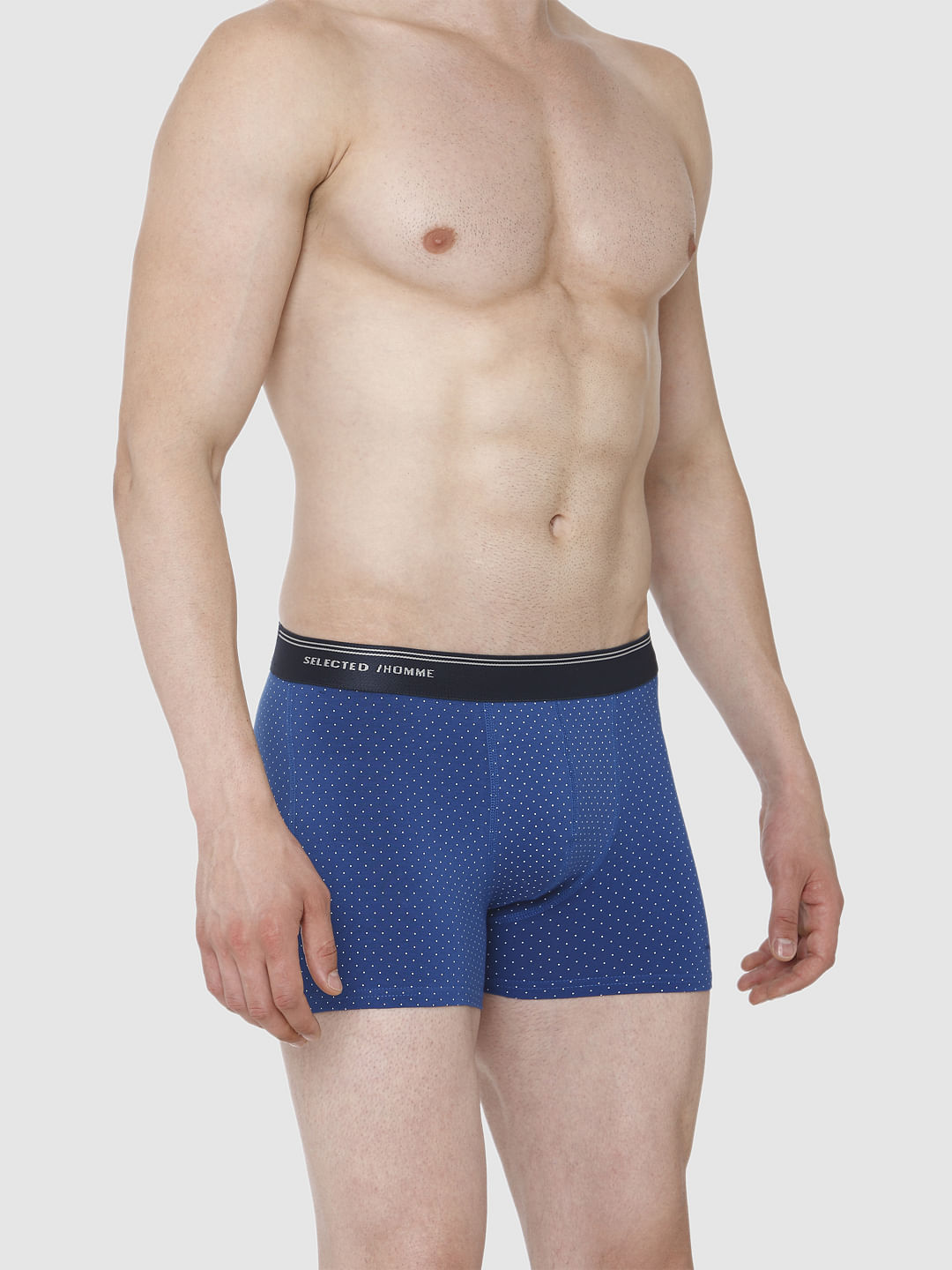 Blue All Over Print Trunks