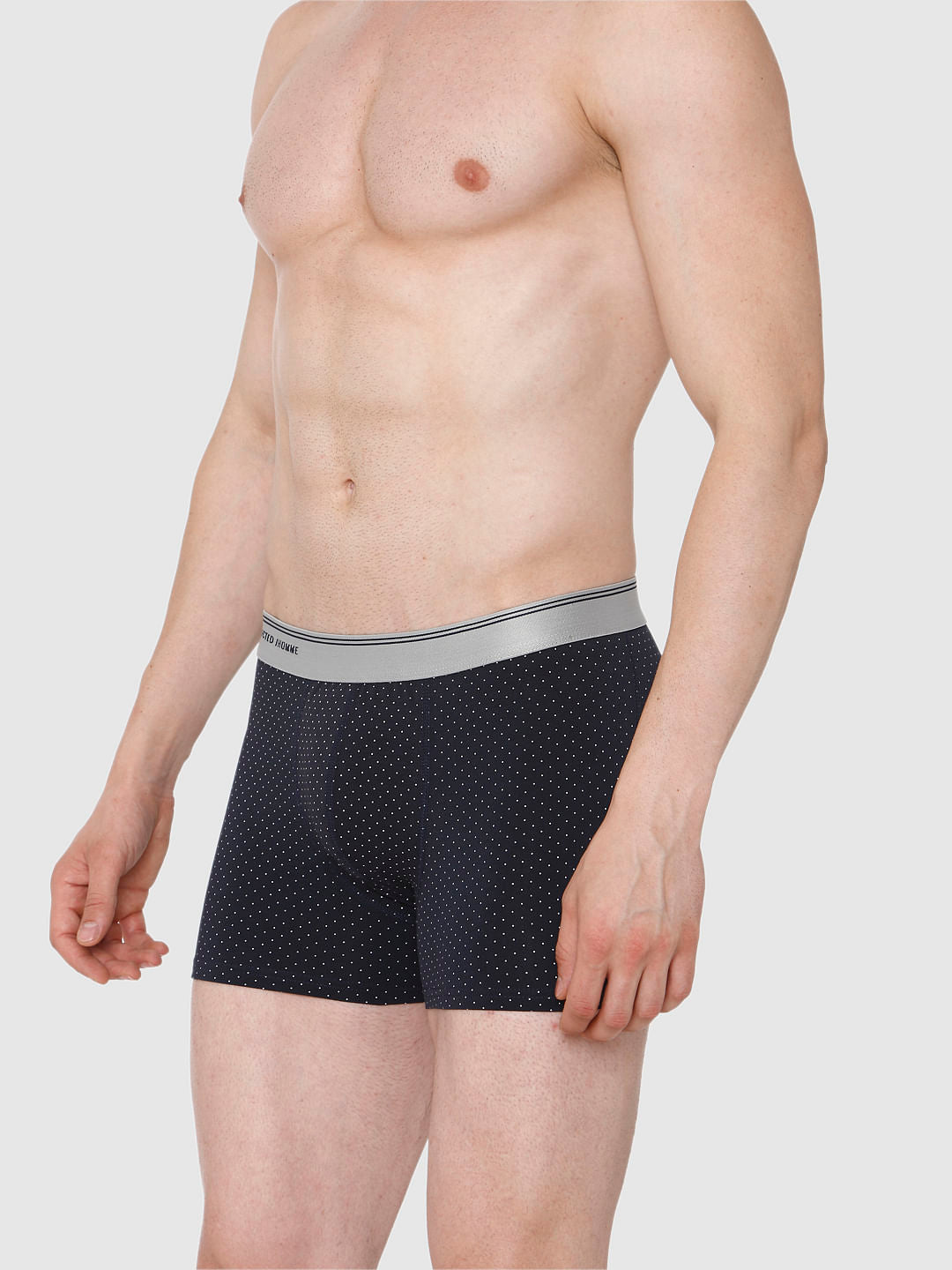 Navy Blue All Over Print Trunks