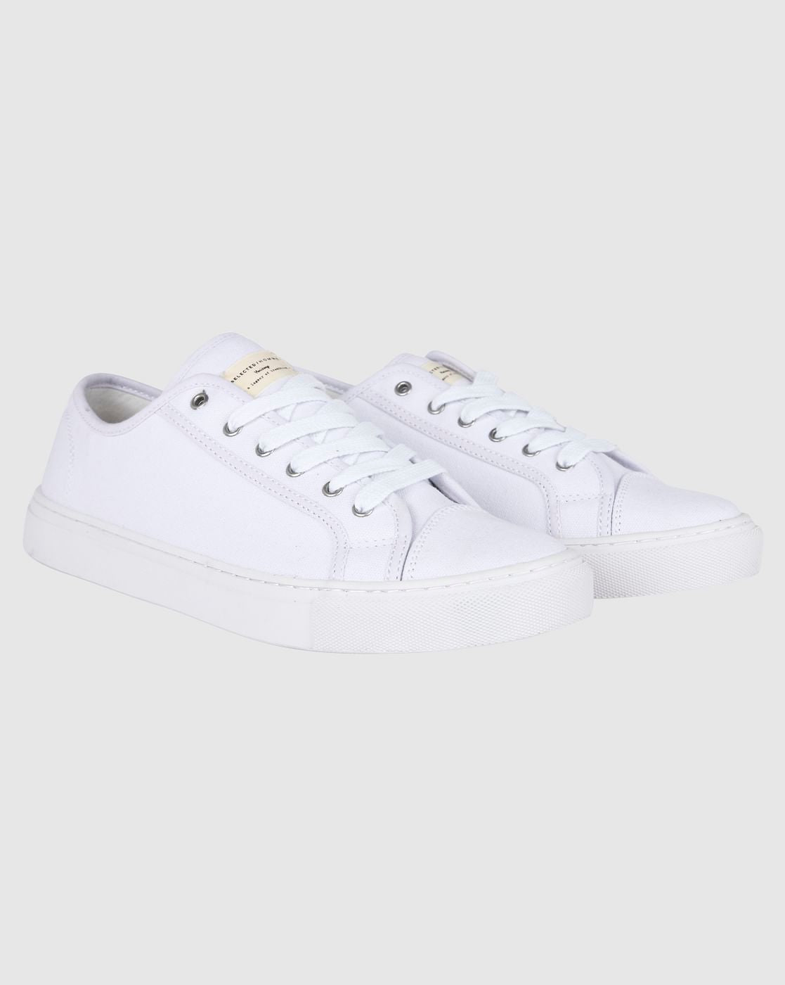 White Canvas Sneakers