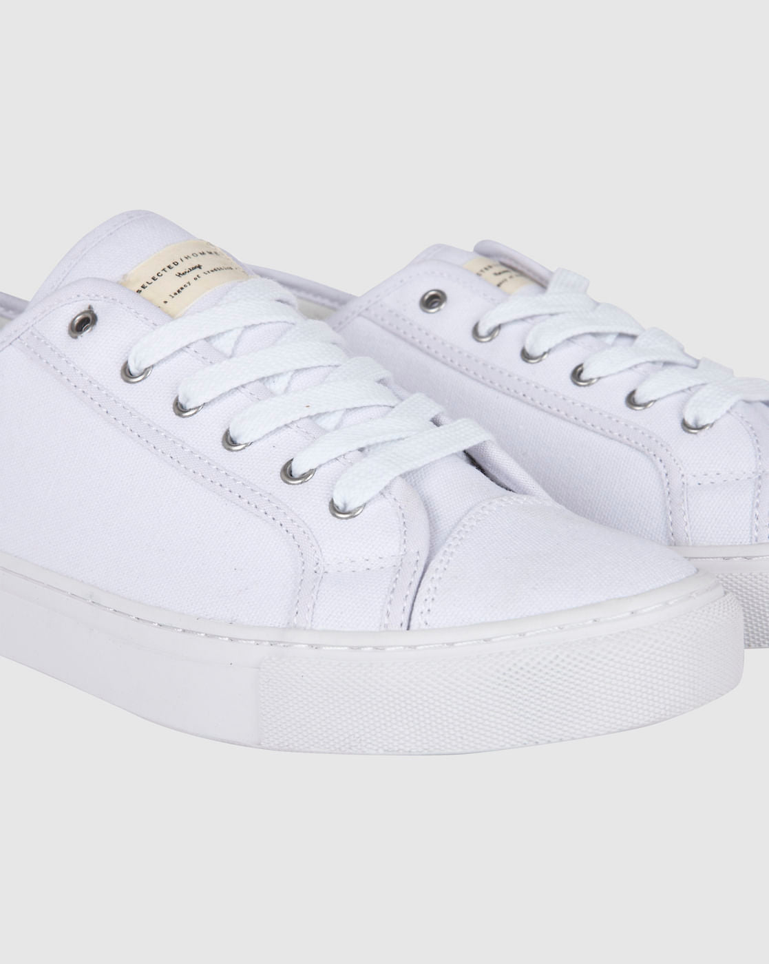 White Canvas Sneakers