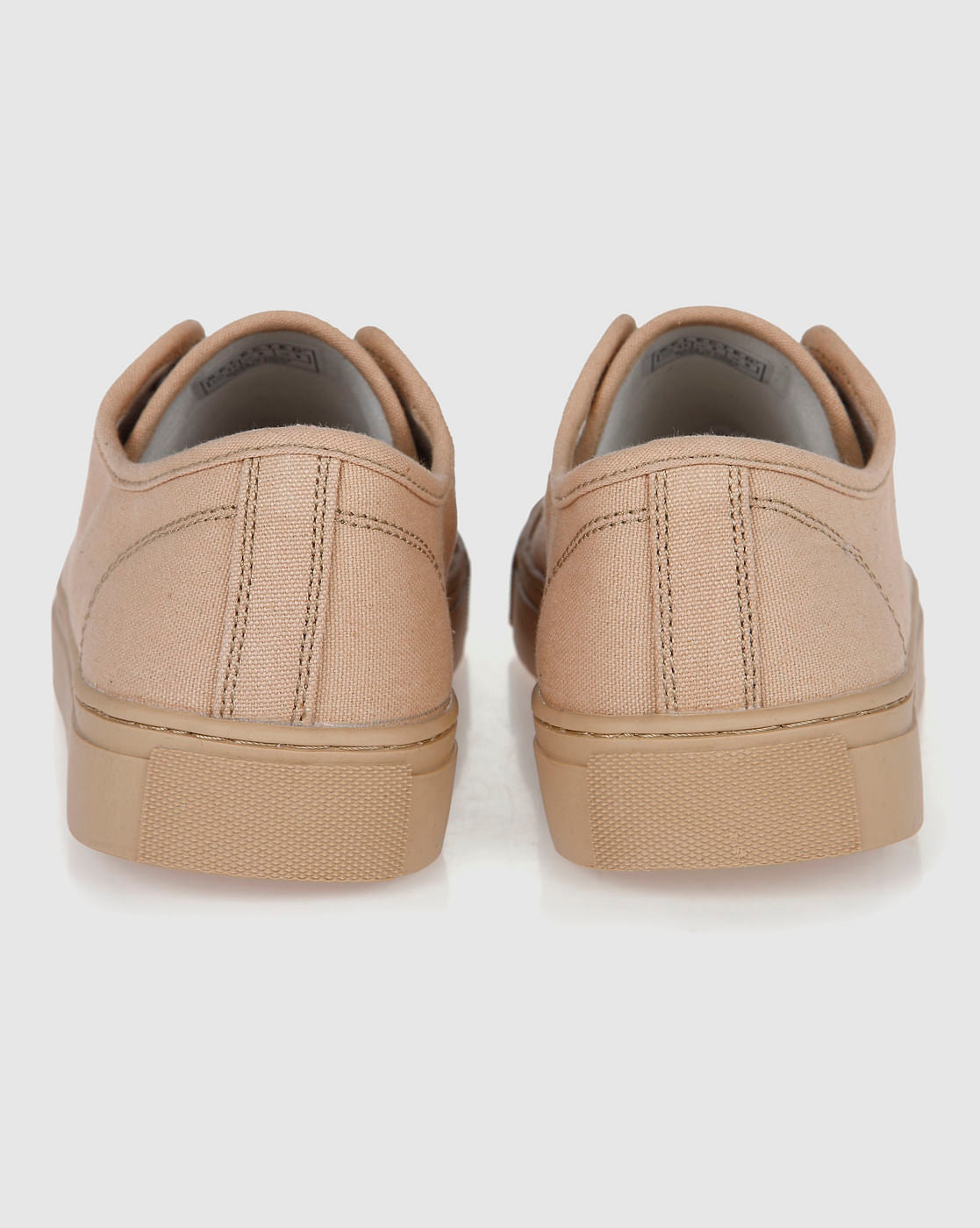Beige Canvas Sneakers
