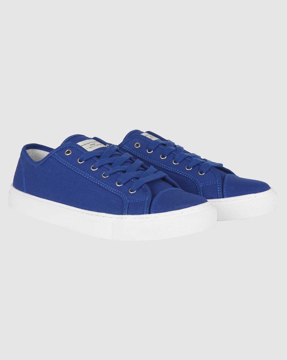 Blue Canvas Sneakers
