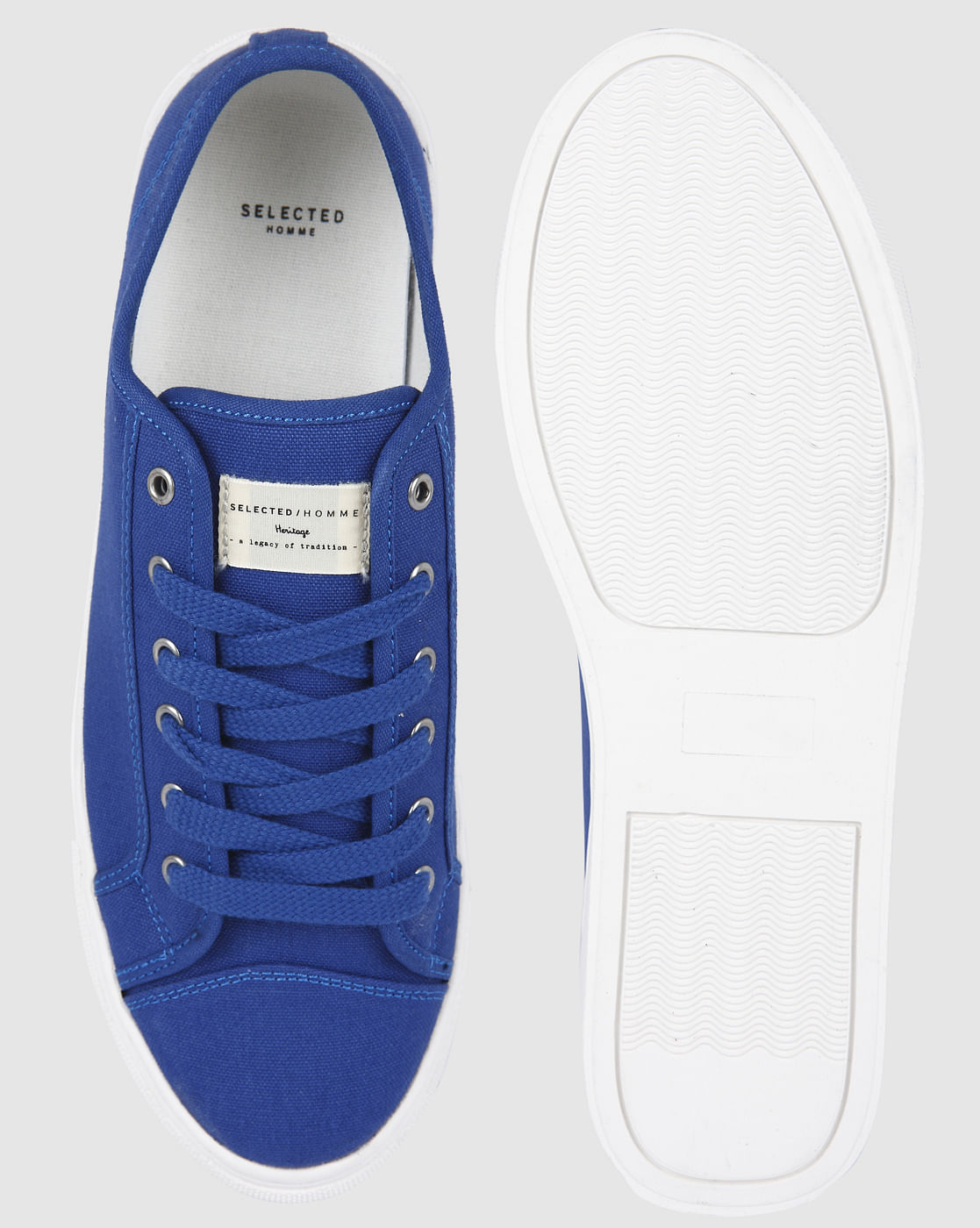 Blue Canvas Sneakers