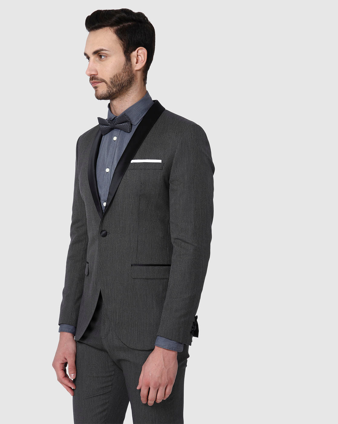 Black Single Button Blazer