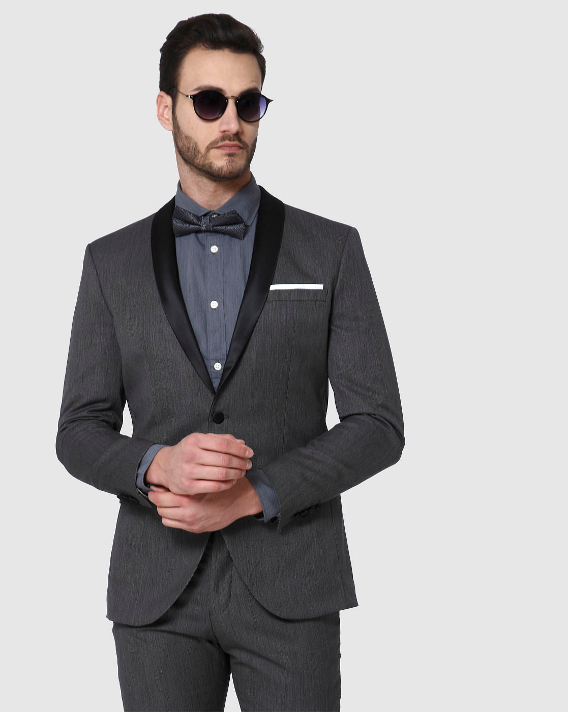 Black Single Button Blazer