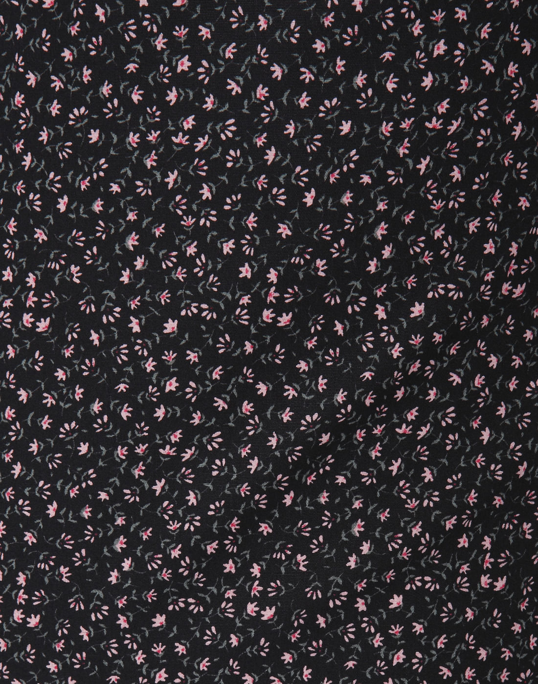 Black Printed Full Sleeves Shirt