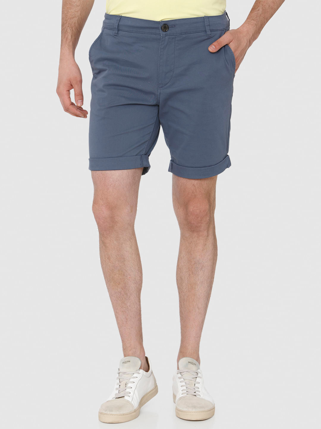 Blue Chino Shorts