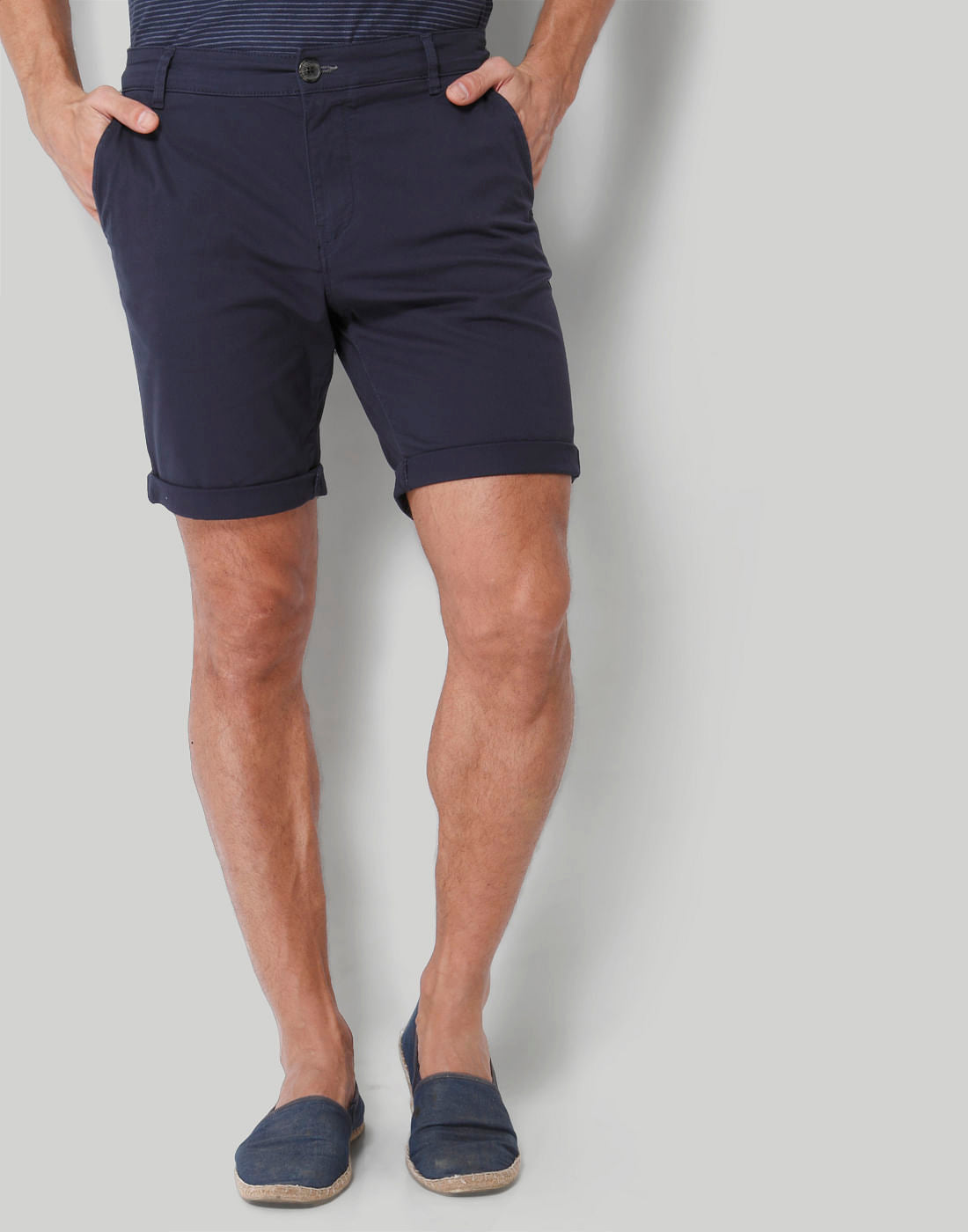 Blue Chino Shorts
