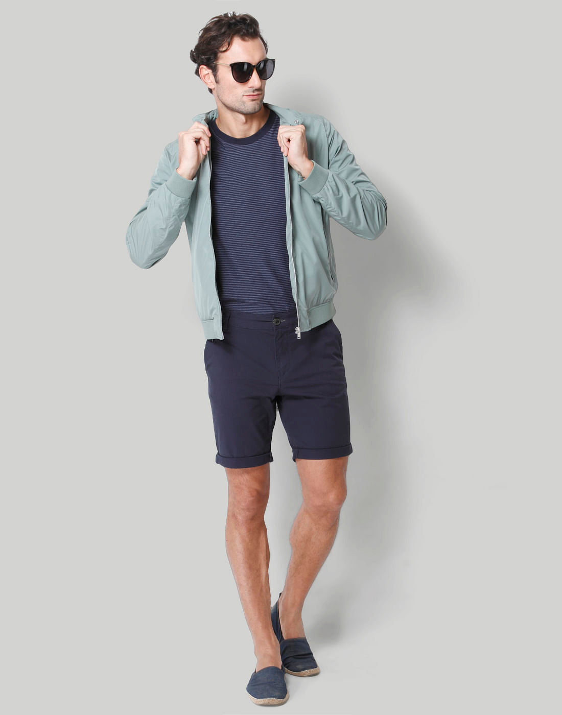 Blue Chino Shorts