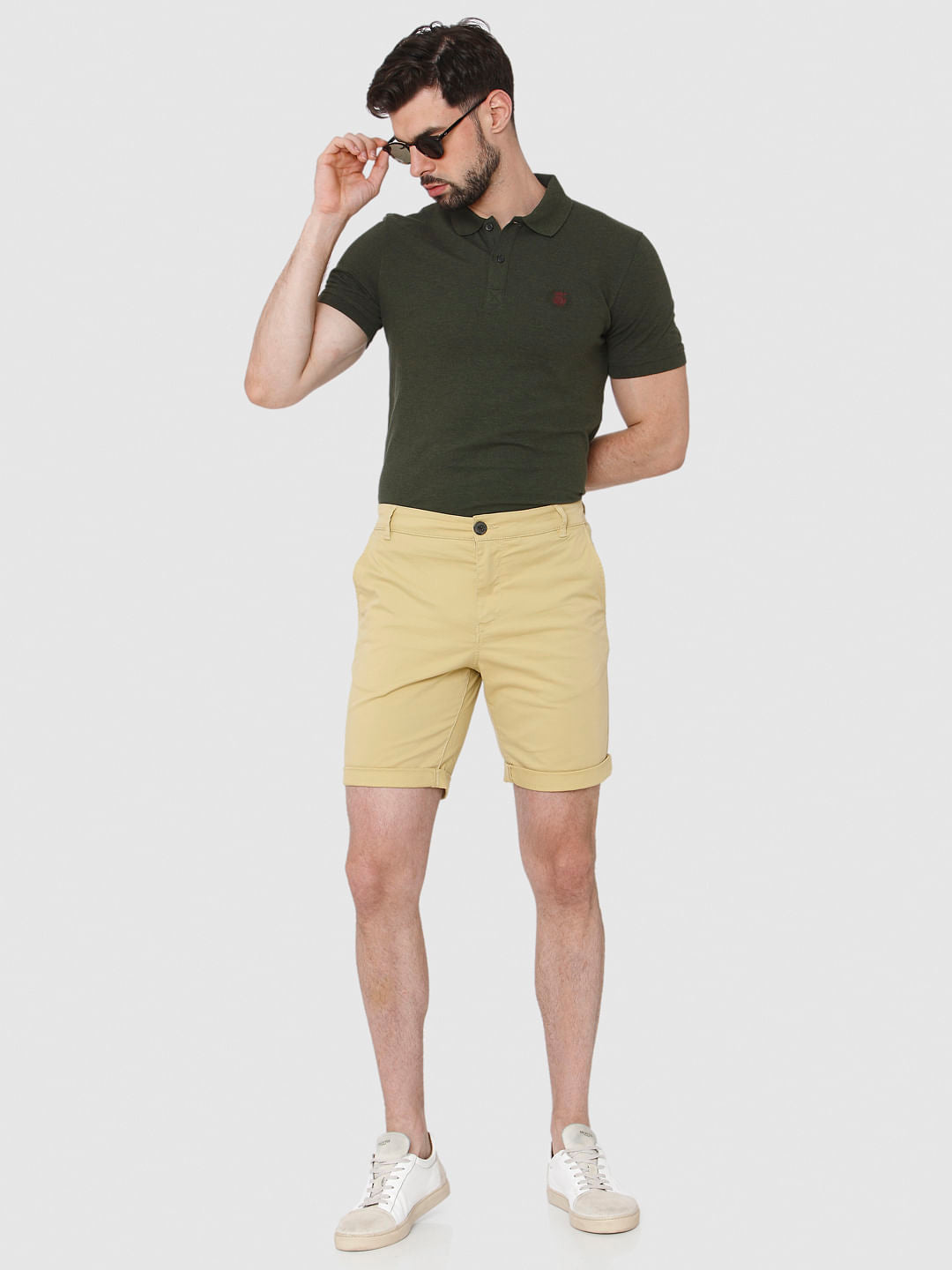 Ochre Chino Shorts