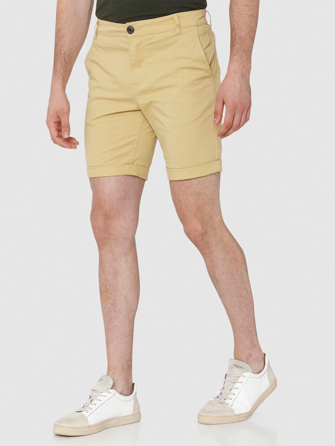 Ochre Chino Shorts