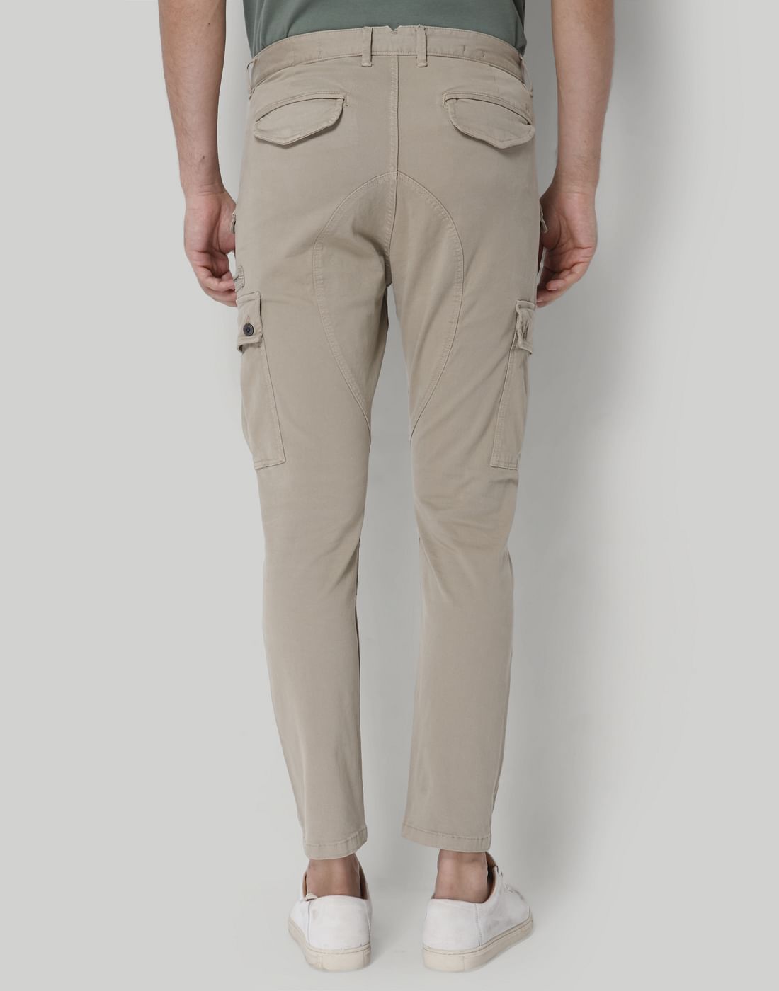 Beige Cargo Pants