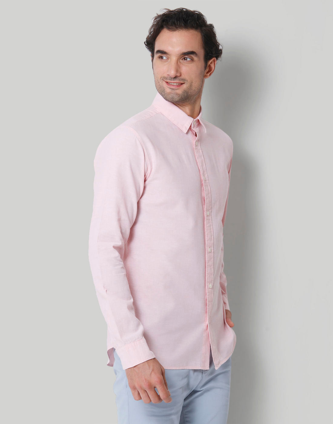 Pink Full Sleeves Shirt