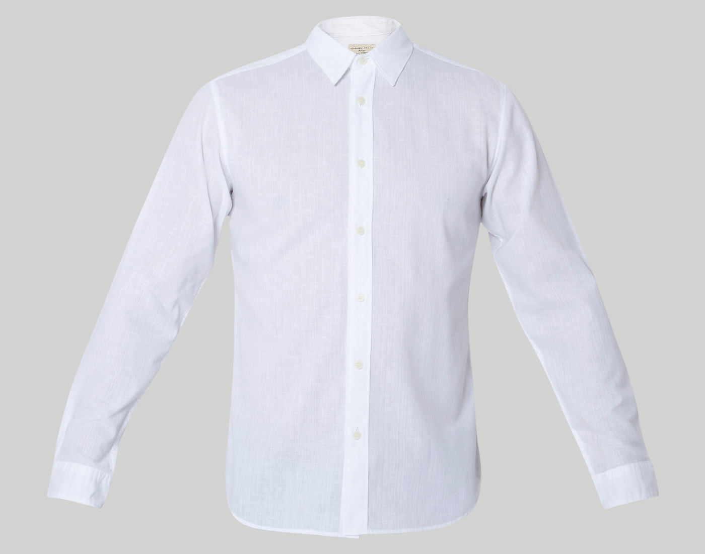 White Full Sleeves Shirt