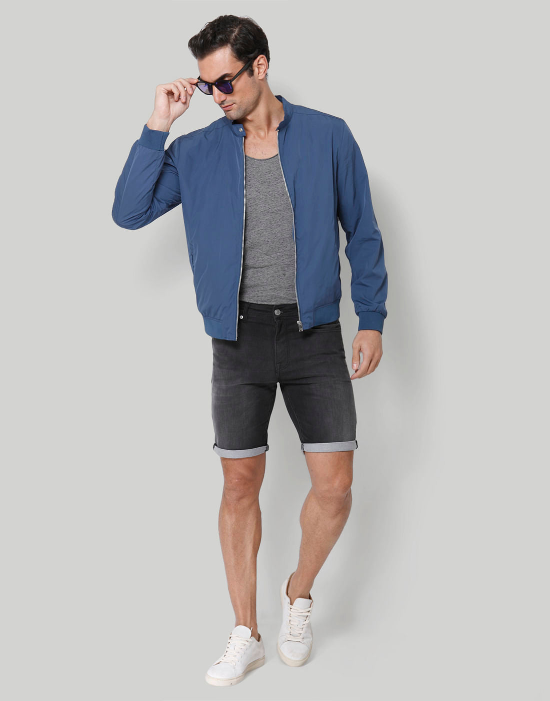 Black Denim Shorts