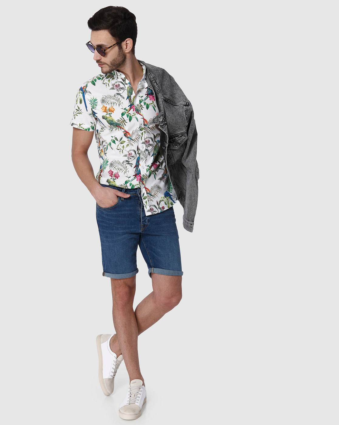 Blue Denim Shorts