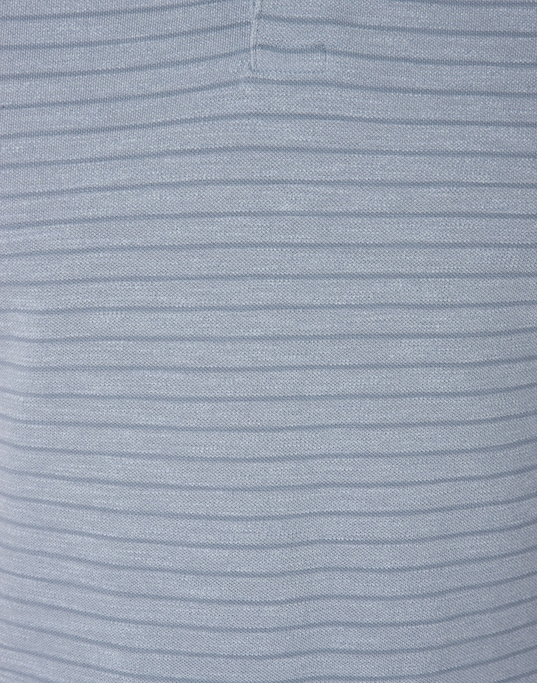 Blue Striped Polo Neck T-Shirt