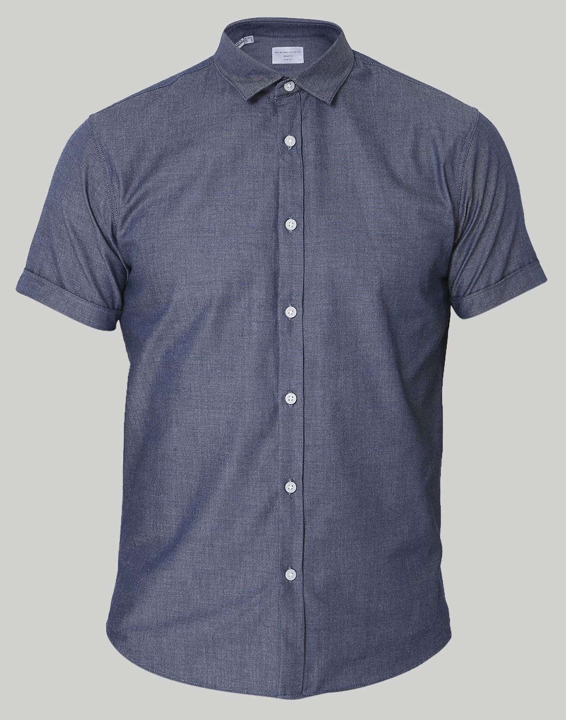 Blue Short Sleeves Shirt