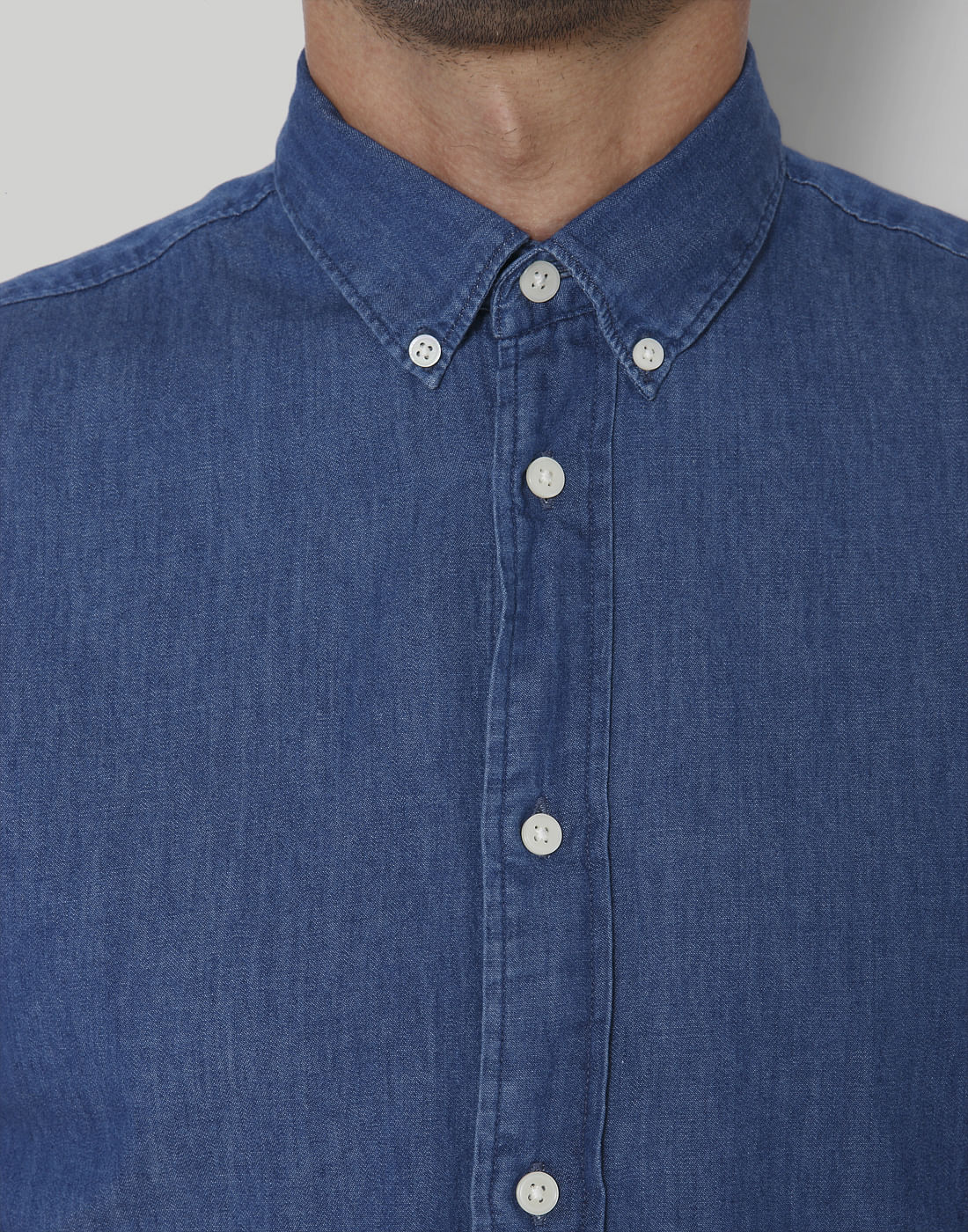 Blue Short Sleeves Shirt