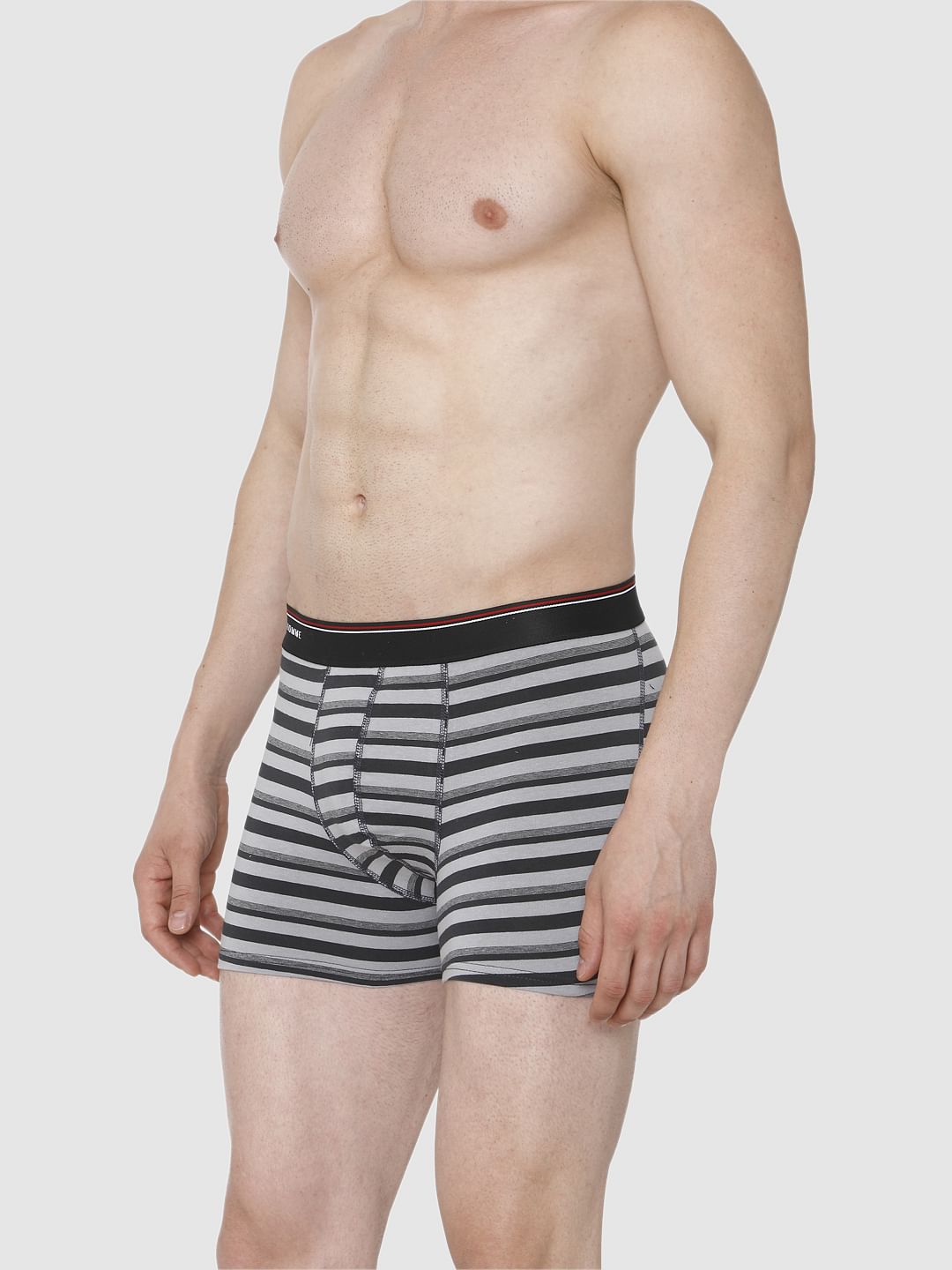 Black Striped Trunks
