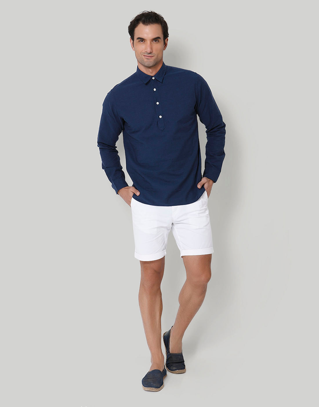 Blue Full Sleeves Shirt