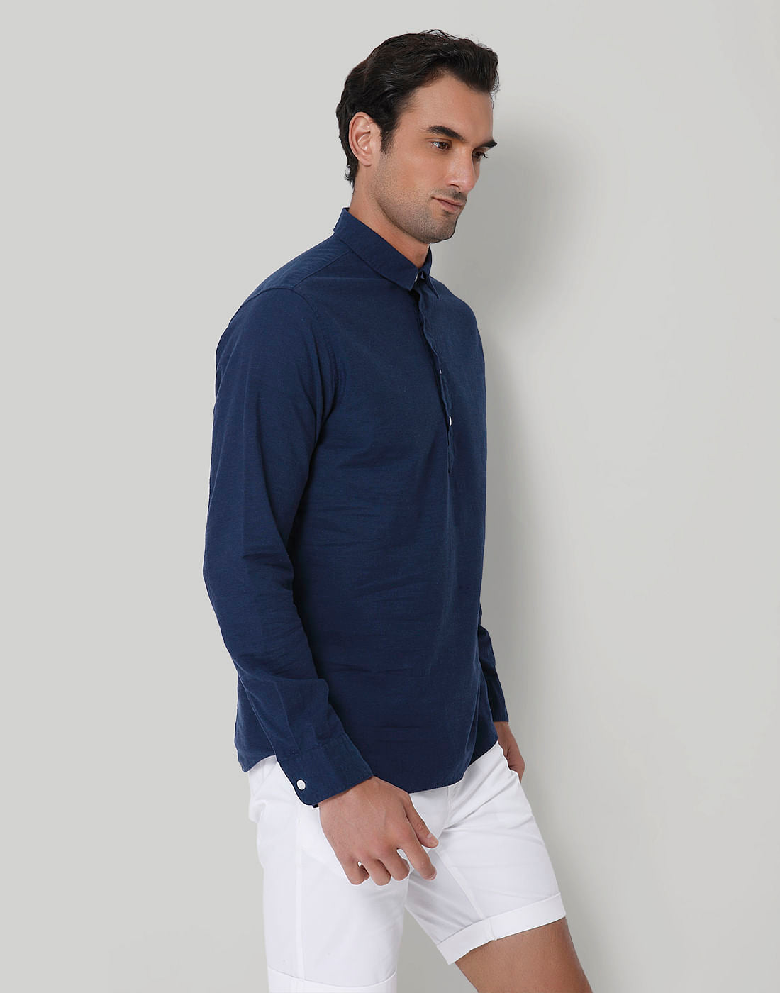 Blue Full Sleeves Shirt