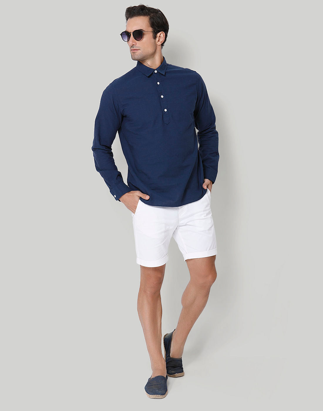 Blue Full Sleeves Shirt