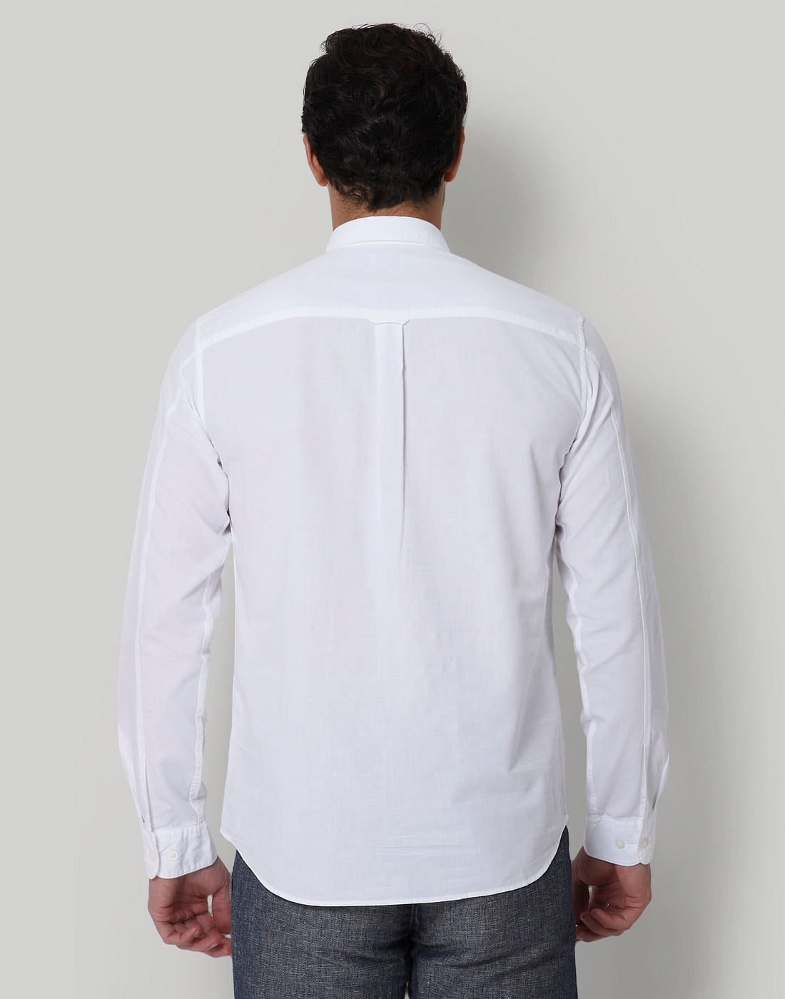 White Full Sleeves Shirt