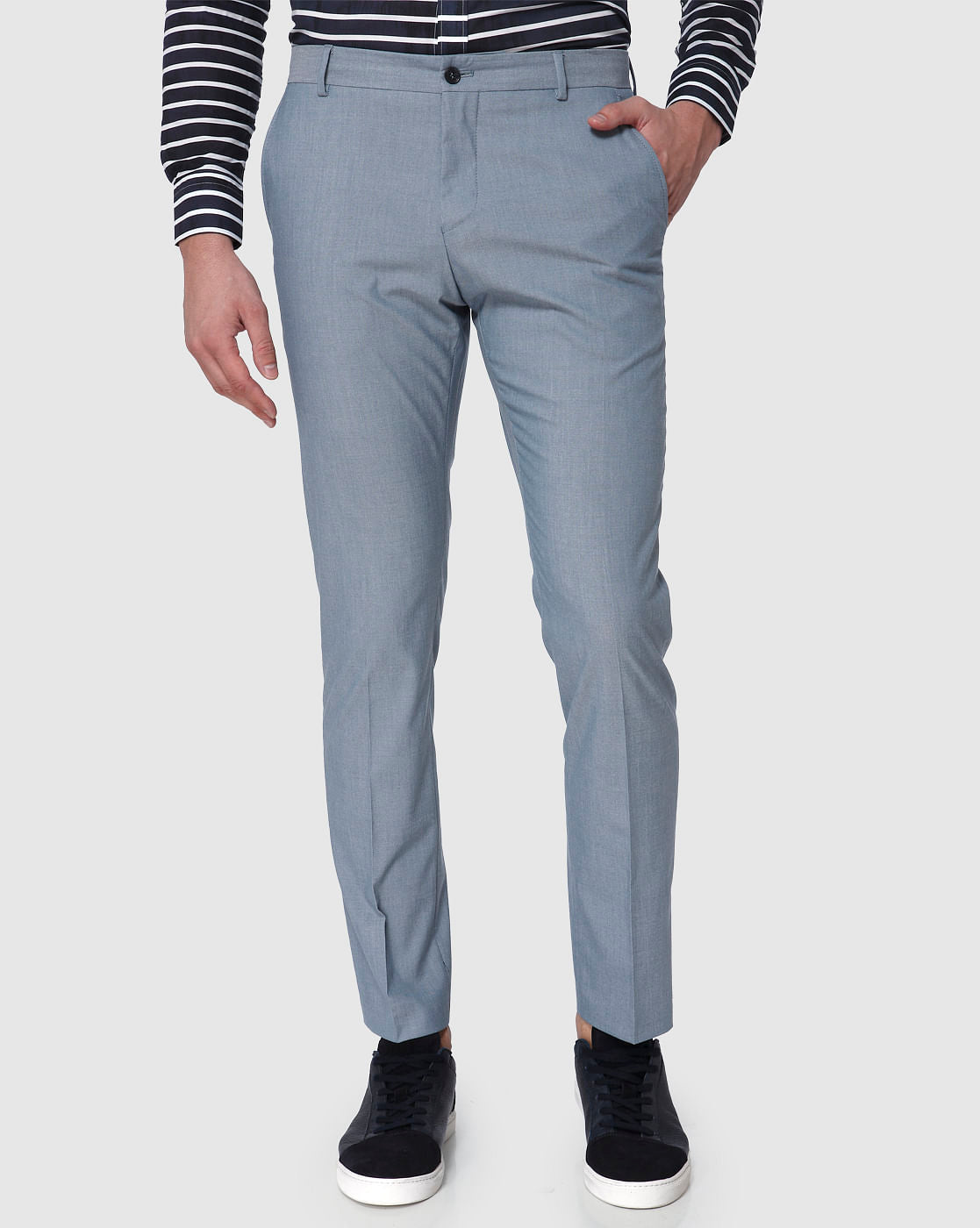 Blue Formal Trousers